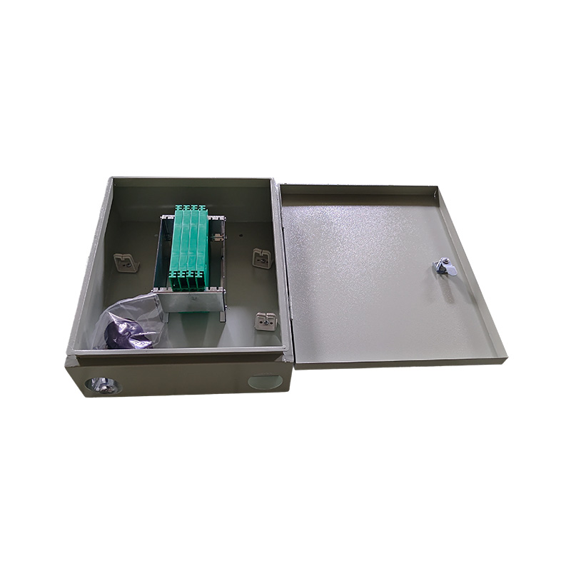 24-144 Core Optical Fiber Direct Melting Fiber Distribution Box Outdoor Full Configuration 12 Trays Three Network Fusion Cable Distribution Corridor Box