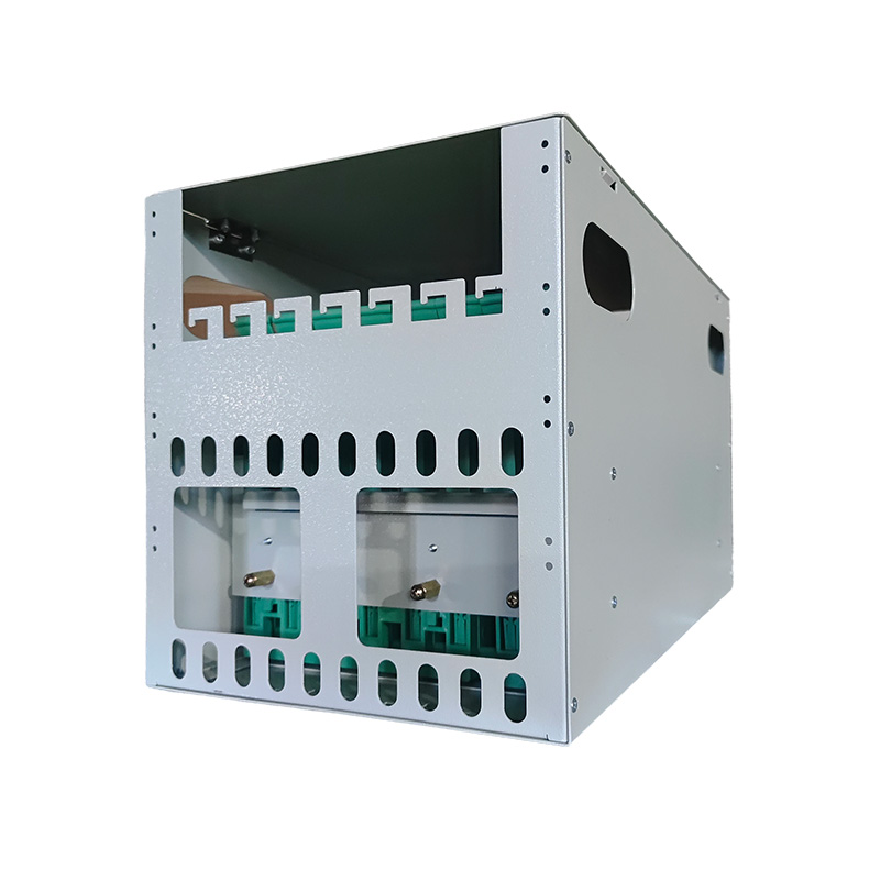 12-144 Core ODF Fiber Optic Distribution Frame Fully Equipped Pull-Out Rack Optical Cable Fusion Terminal Box (FC/SC/LC/ST Interface)