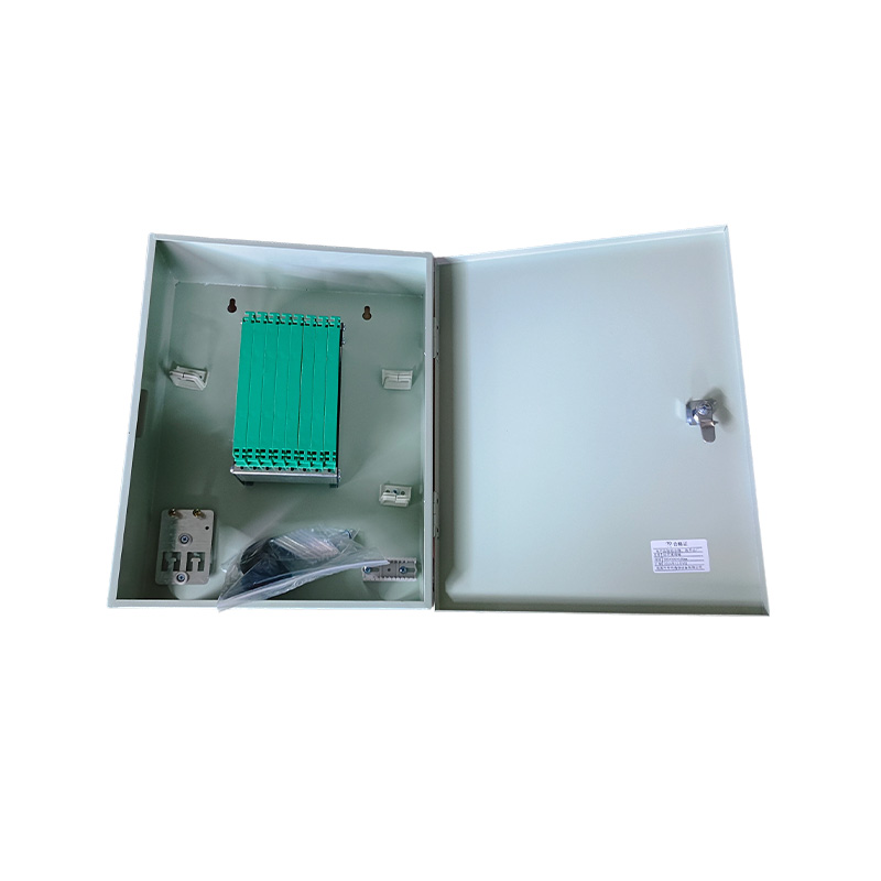 24-144 Core Optical Fiber Direct Melting Fiber Distribution Box Outdoor Full Configuration 12 Trays Three Network Fusion Cable Distribution Corridor Box