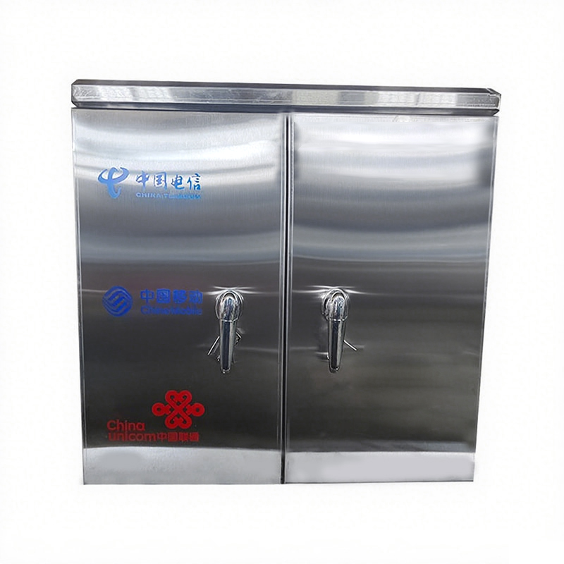 48-Core Stainless Steel Waterproof Fiber Optic Splitter Box (Left And Right Models) FTTH Corridor Optical Splitter 12-96 Cores Multiple Specifications