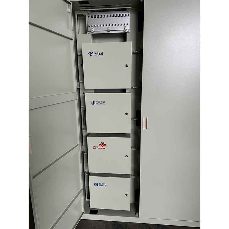 Four-Network Fiber Optic Distribution Frame