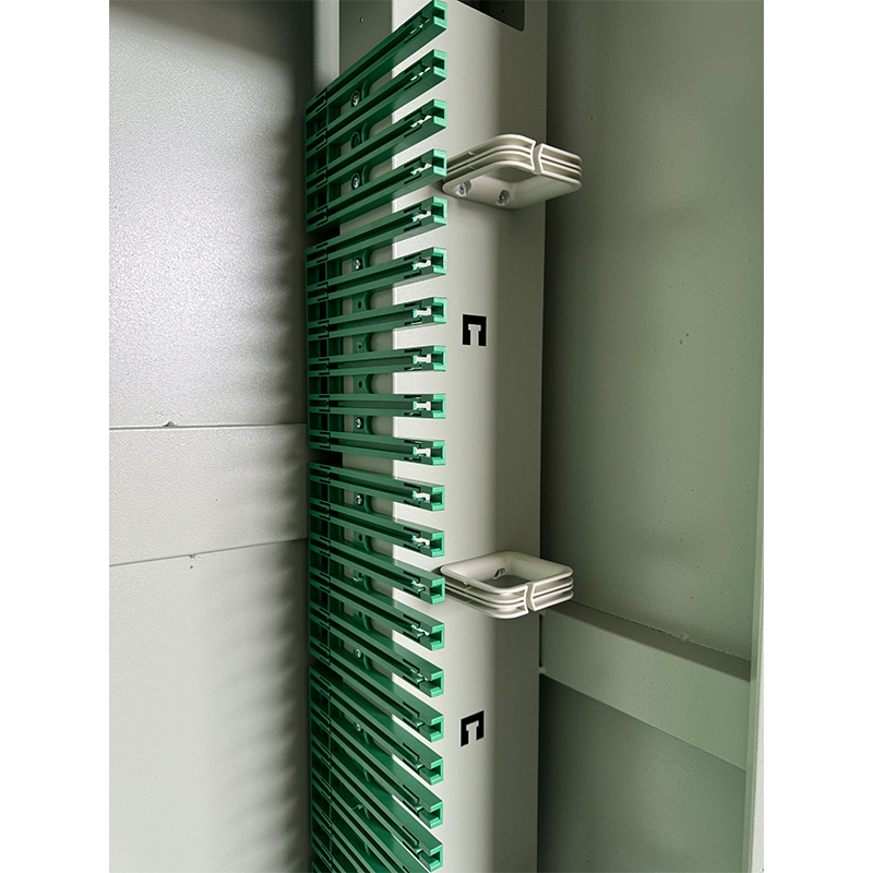 Four-Network Fiber Optic Distribution Frame