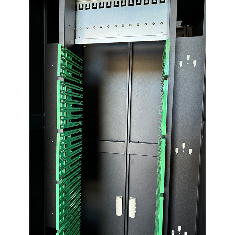 Black Front And Rear Door 720 Core ODF Fiber Optic Wiring Cabinet