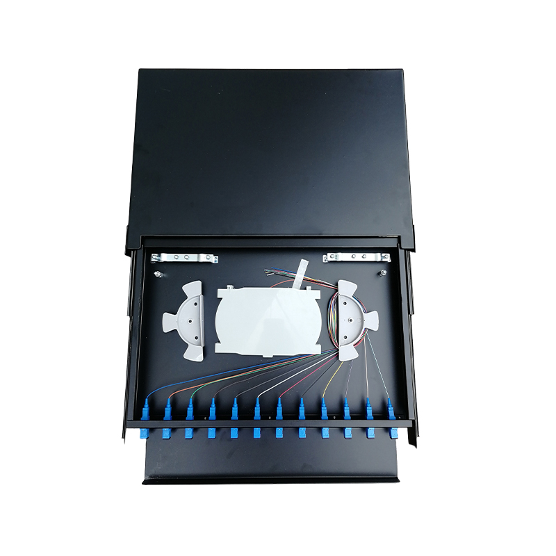 (12 Ports) DIN Rail Fiber Optic Terminal Box