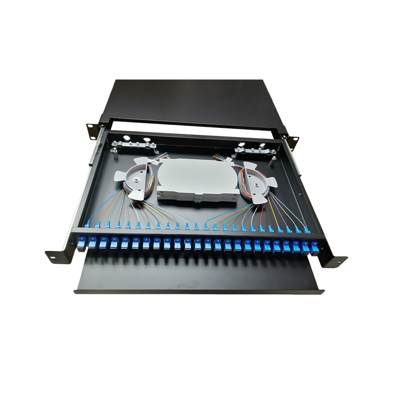 (24 Ports) DIN Rail Fiber Optic Terminal Box